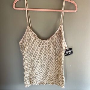 Early 2000s Beige Camo Top